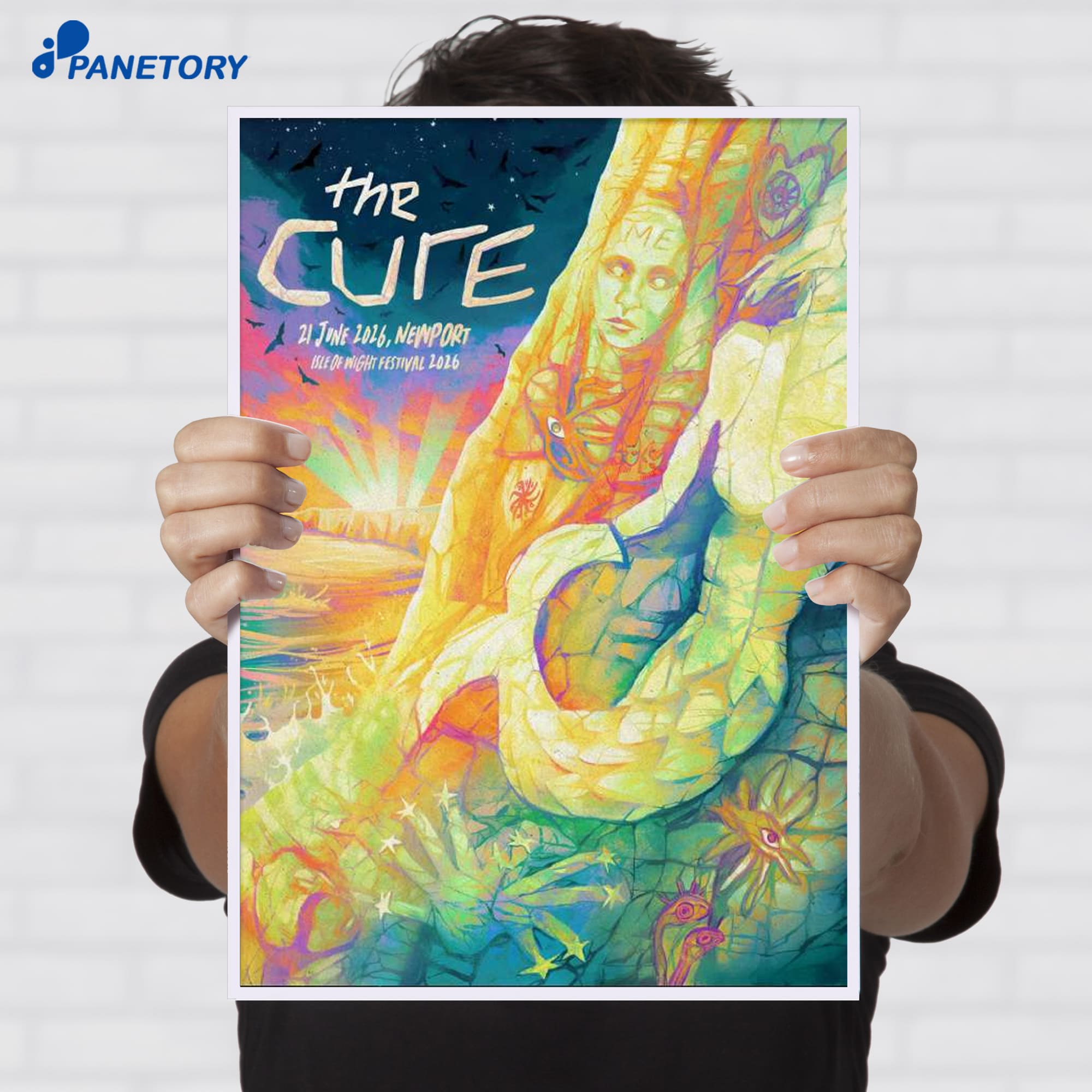 The Cure Isle Of Wight Festival Newport Jun 21 2026 Poster The Cure Isle Of Wight Festival Newport Jun 21 2026 Poster