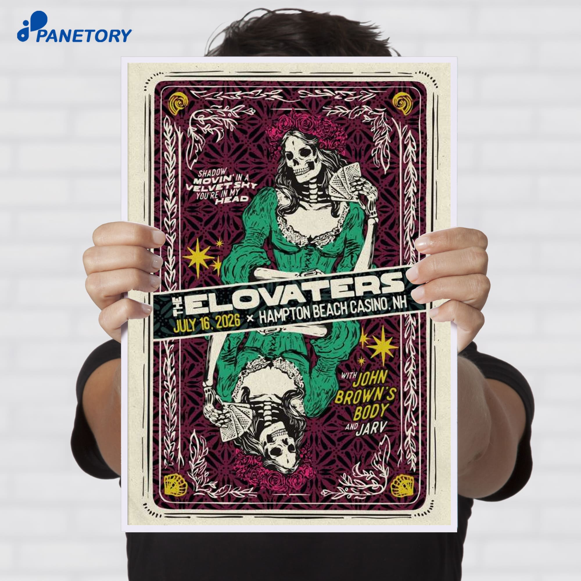 The Elovaters Hampton Beach Casino Ballroom Hampton New Hampshire Jul 16 2026 Poster The Elovaters Hampton Beach Casino Ballroom Hampton New Hampshire Jul 16 2026 Poster