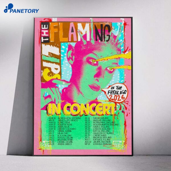 The Flaming Lips Halifax UK Jul 23 2026 Poster