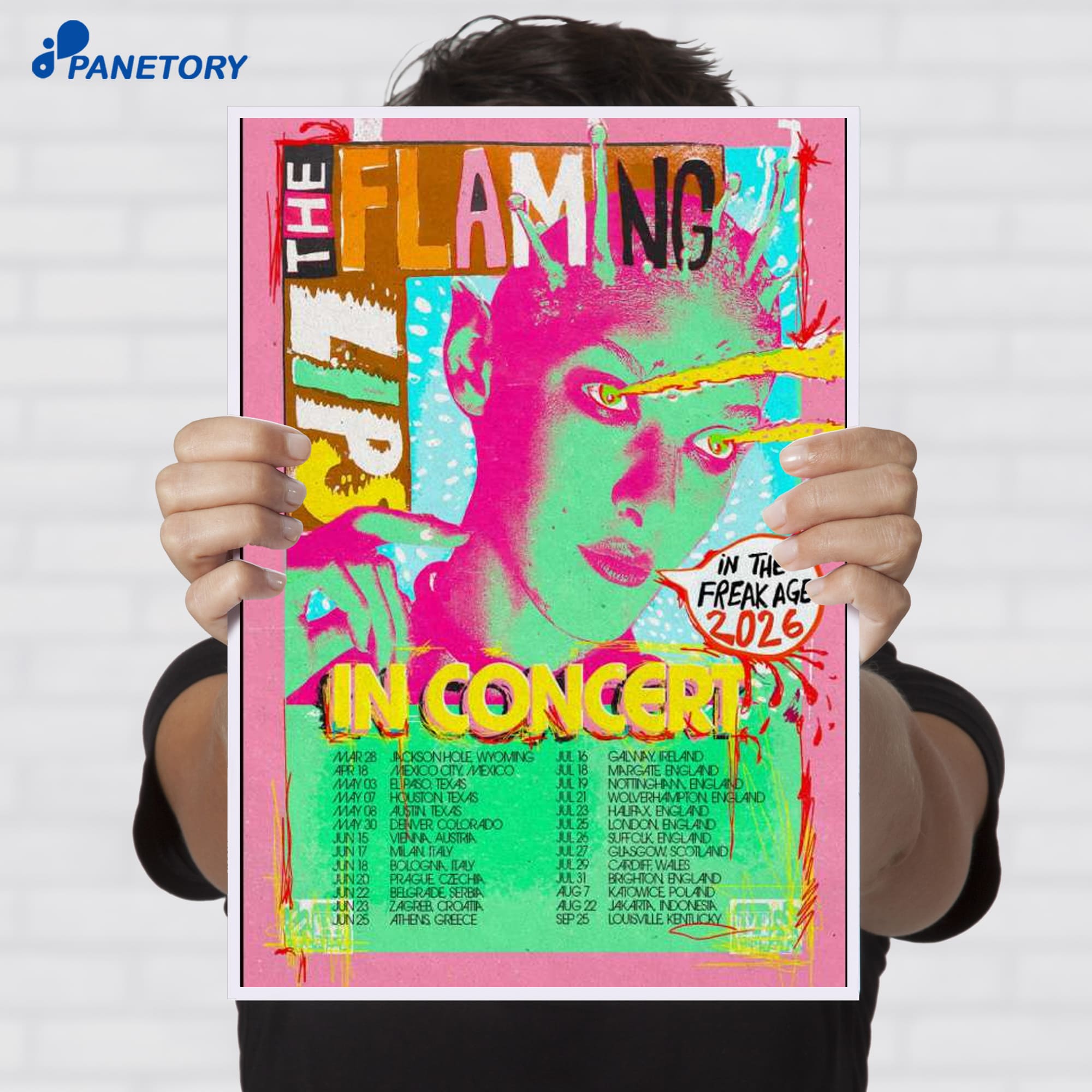 The Flaming Lips Halifax Uk Jul 23 2026 Poster The Flaming Lips Halifax Uk Jul 23 2026 Poster