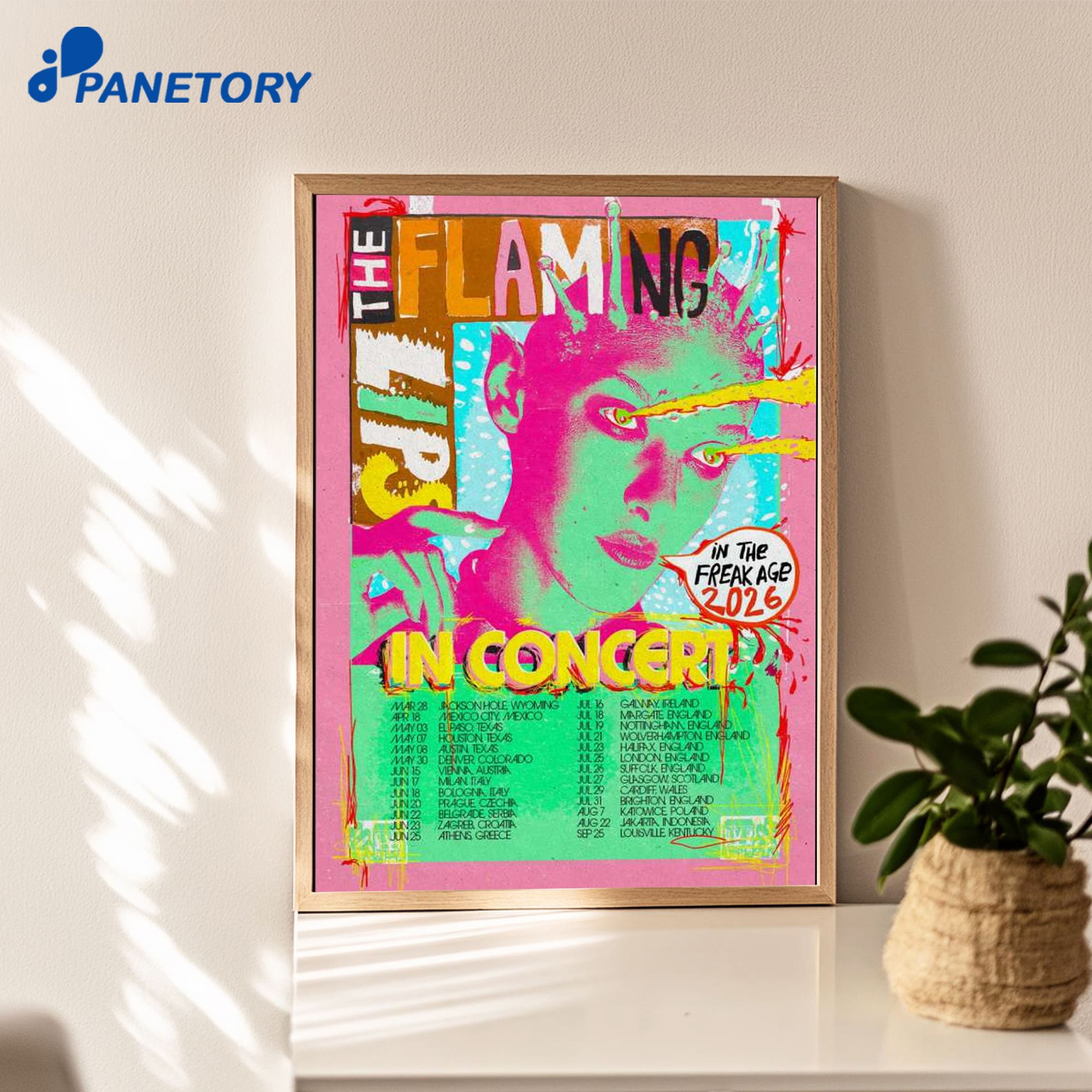 The Flaming Lips Halifax Uk Jul 23 2026 Poster The Flaming Lips Halifax Uk Jul 23 2026 Poster