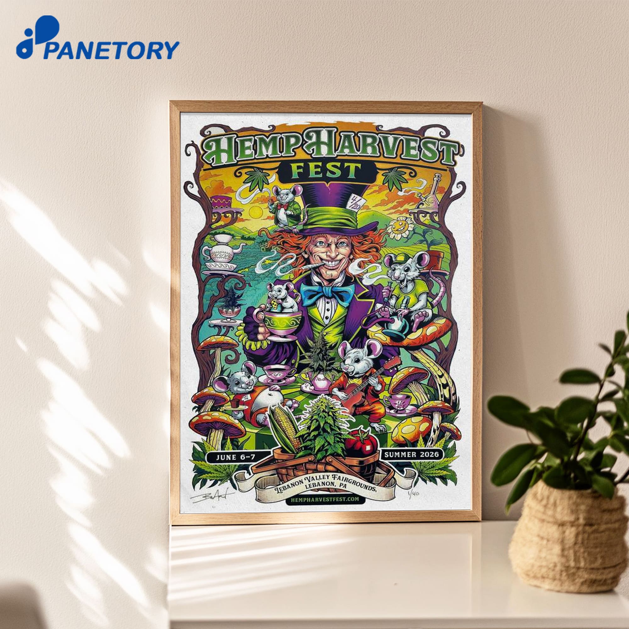 The Hemp Harvest Fest The Lebanon Valley Exposition Center Fairgrounds Jun 6-7 2026 Poster The Hemp Harvest Fest The Lebanon Valley Exposition Center Fairgrounds Jun 6-7 2026 Poster