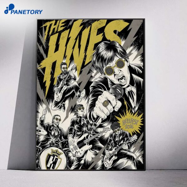 The Hives Hellfest Clisson FR Jun 21 2026 Poster