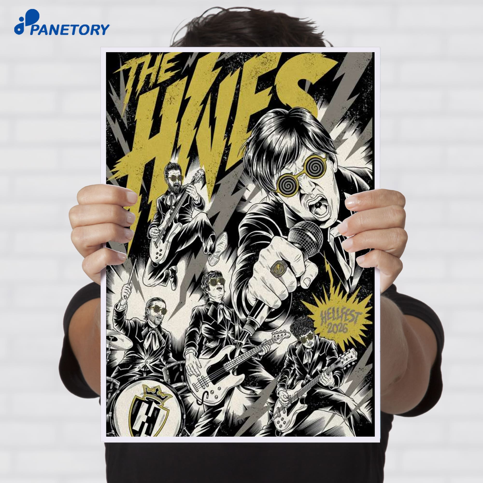 The Hives Hellfest Clisson Fr Jun 21 2026 Poster The Hives Hellfest Clisson Fr Jun 21 2026 Poster