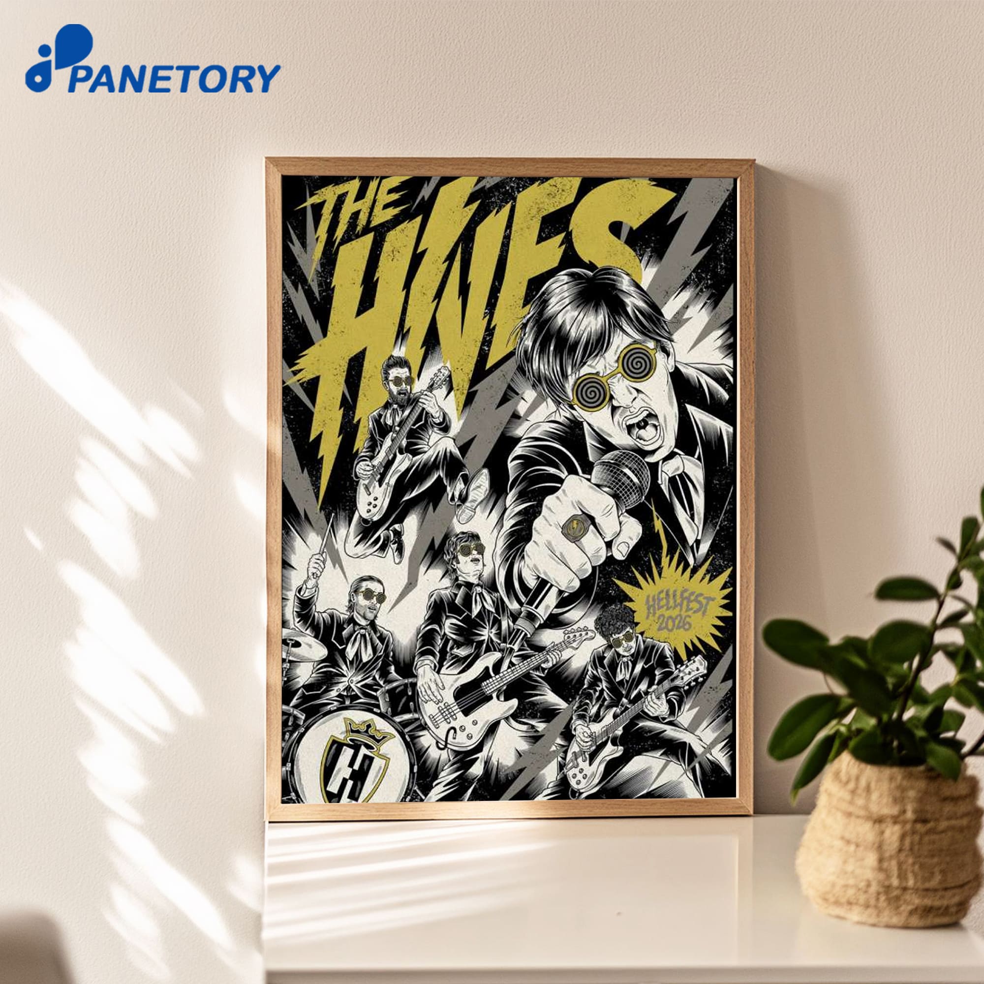 The Hives Hellfest Clisson Fr Jun 21 2026 Poster The Hives Hellfest Clisson Fr Jun 21 2026 Poster