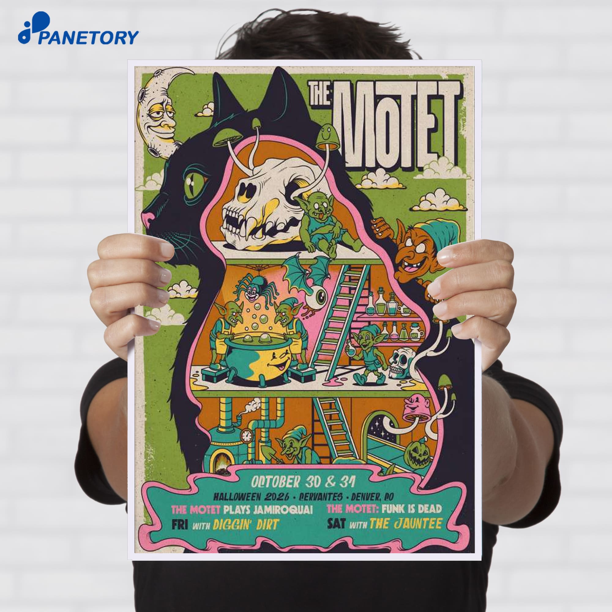 The Motet Denver Co Oct 30 31 2026 Poster The Motet Denver Co Oct 30 31 2026 Poster