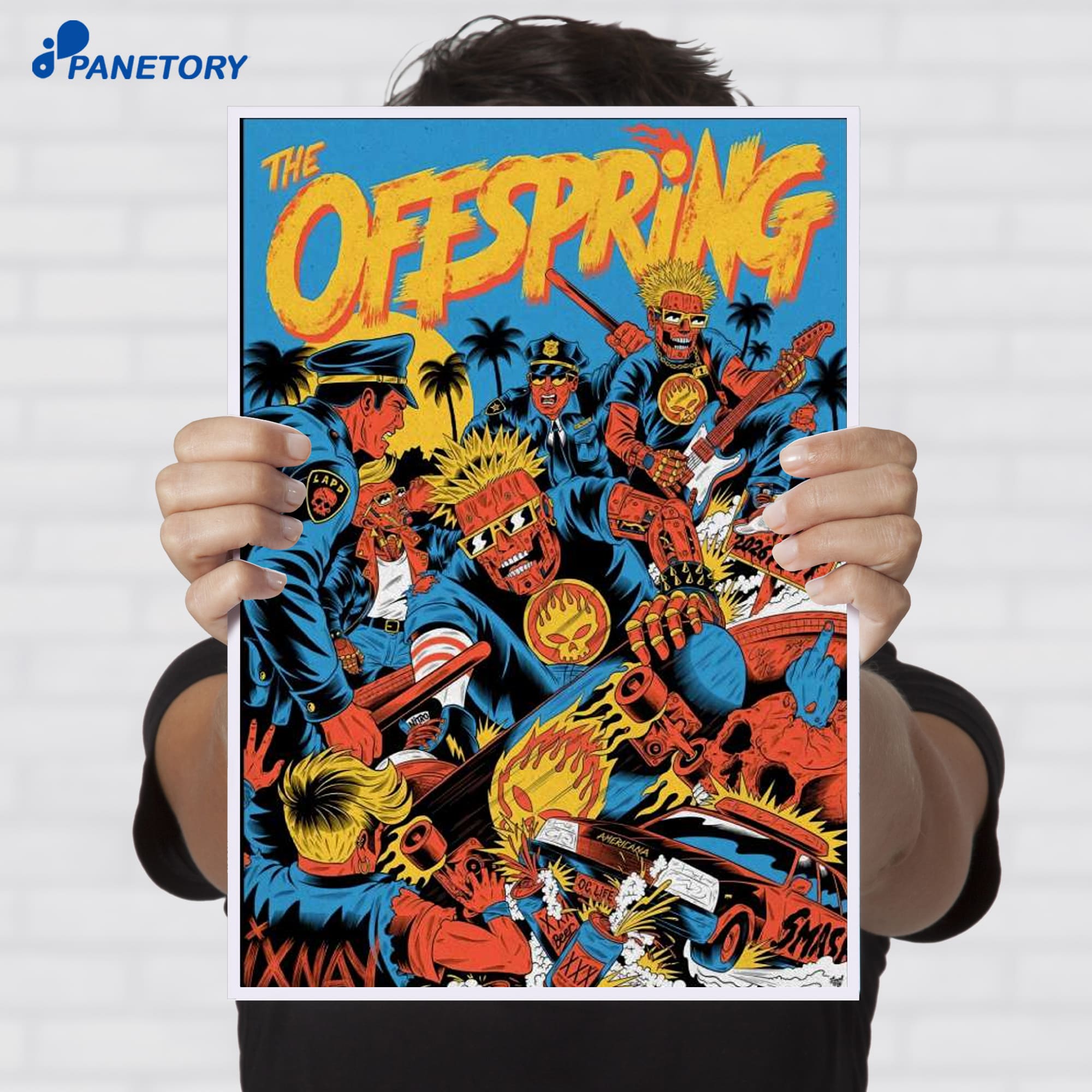 The Offspring Hellfest Open Air Festival 2026 Poster The Offspring Hellfest Open Air Festival 2026 Poster