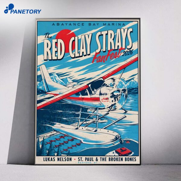 The Red Clay Strays Fanfest Rexford MT Jun 24 28 2026 Poster