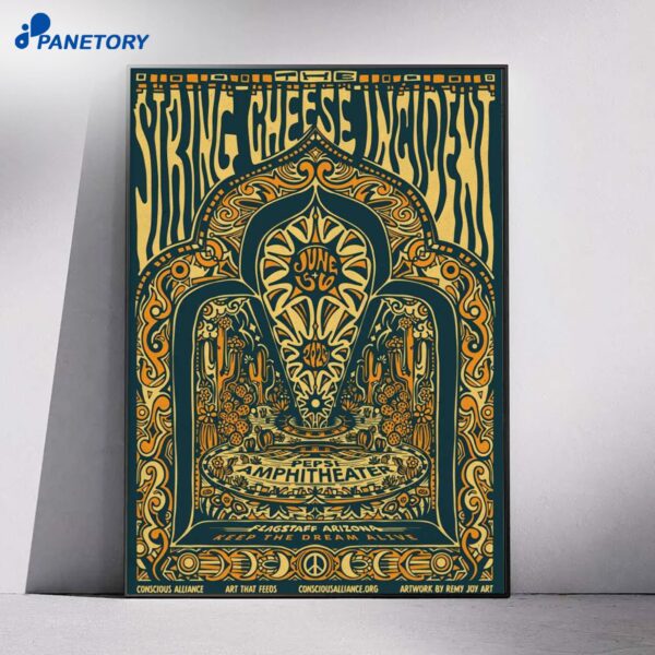 The String Cheese Incident Tour Flagstaff AZ Jun 5-6 2026 Poster