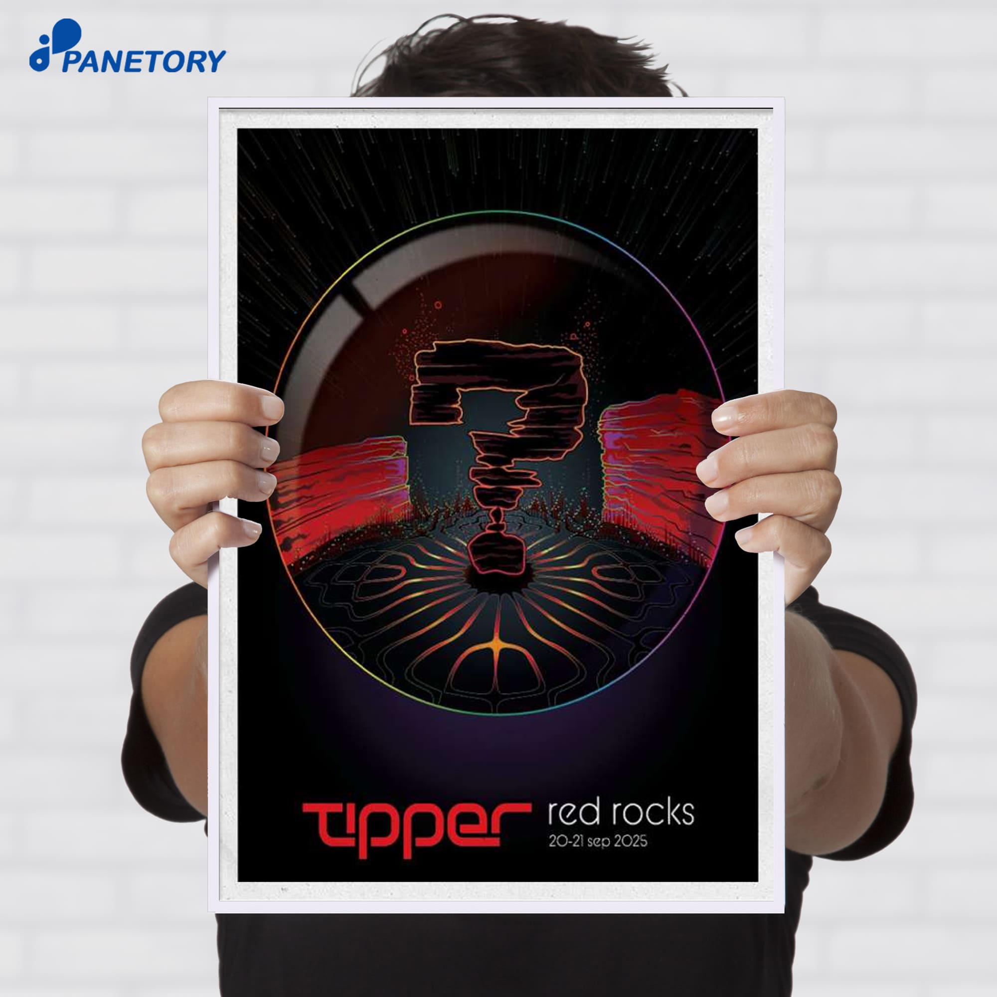 Tipper Red Rocks Sep 20-21 2025 Poster Tipper Red Rocks Sep 20-21 2025 Poster