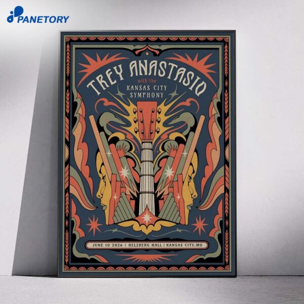 Trey Anastasio Helzberg Hall Kansas City MO Jun 10 2026 Poster