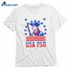 Usa 250 Patriot America 250th T-shirt 1