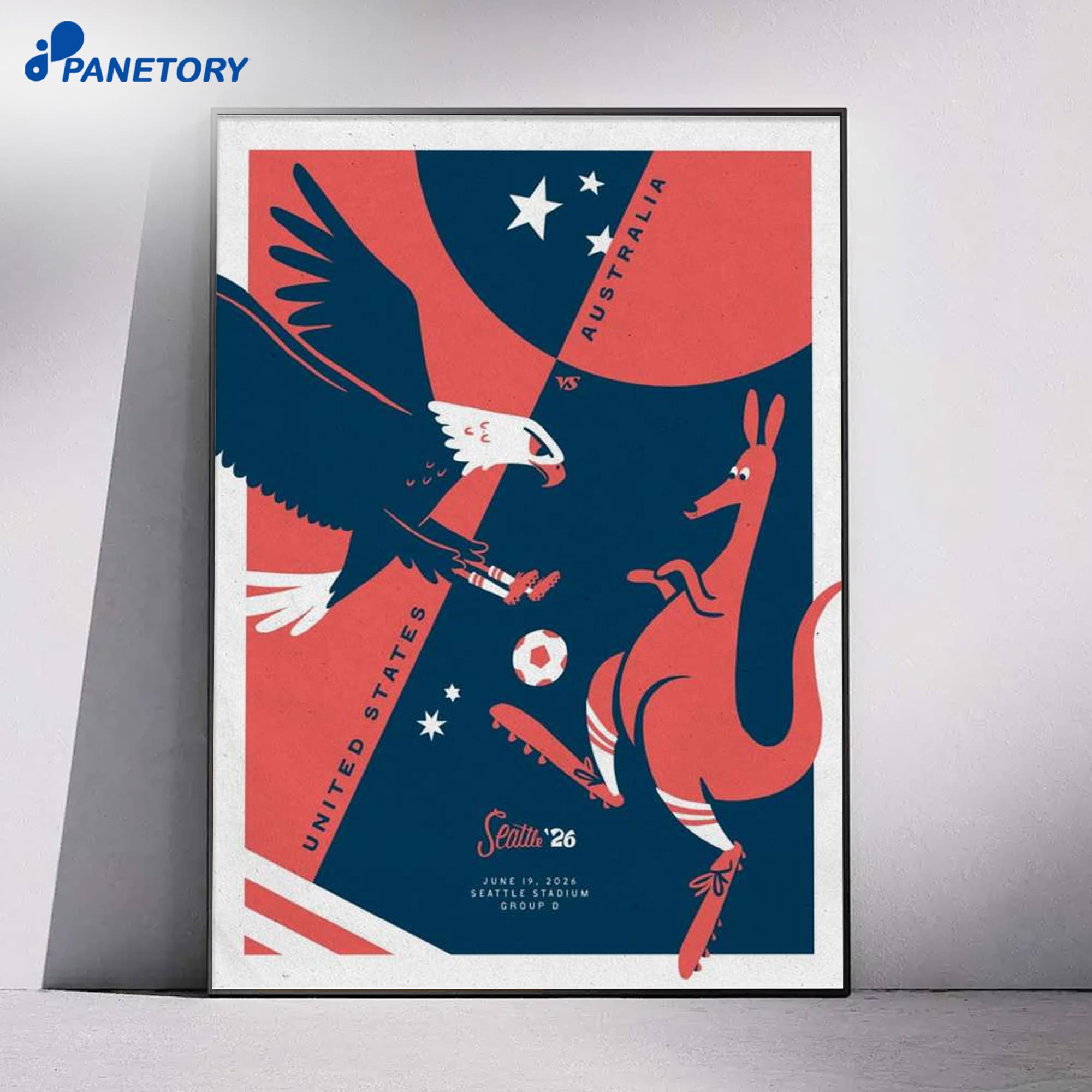United States Vs. Australia Seattle Stadium Jun 19 2026 Poster 4 United States Vs. Australia Seattle Stadium Jun 19 2026 Poster 1