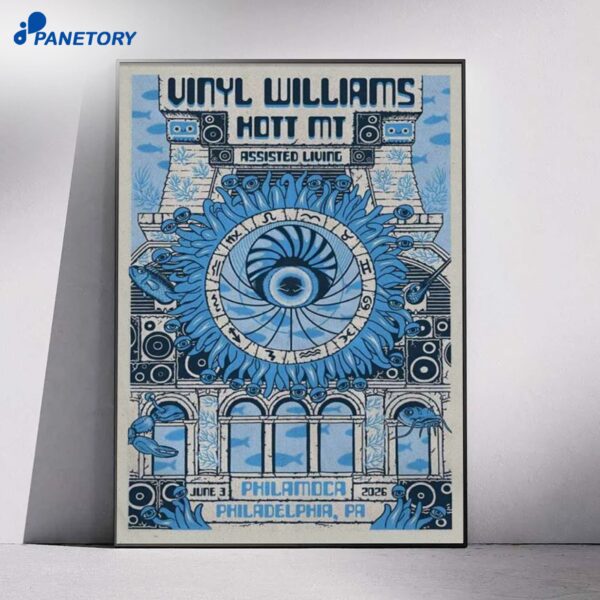 Vinyl Williams Philadelphia PA Jun 3 2026 Poster