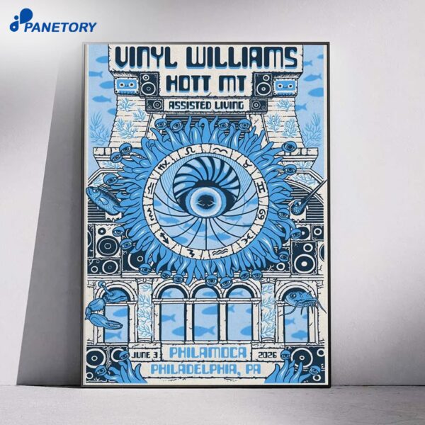 Vinyl Williams Philadelphia Tour Jun 3 2026 Poster