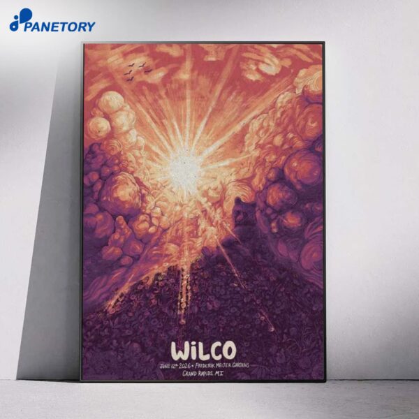 Wilco Grand Rapids Show Jun 12 2026 Poster