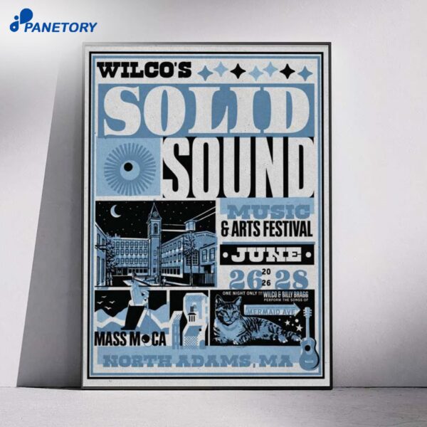 WILCO Solid Sound North Adams Jun 28 2026 Poster