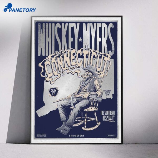 Whiskey Myers Bridgeport CT Tour Jun 17 2026 Poster