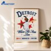White Sox Vs. Tigers Baseball Game Day 2026 Poster 3 White Sox Vs. Tigers Baseball Game Day 2026 Poster 3