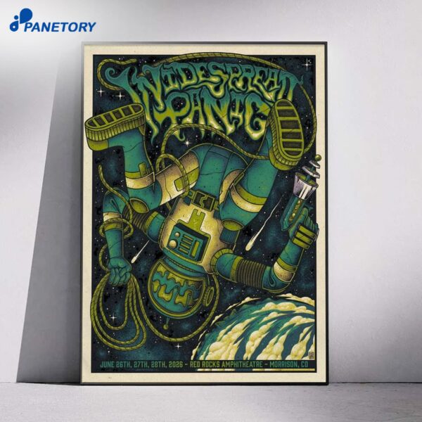 Widespread Panic Red Rocks Amphitheatre Jun 26 27 2026 Poster