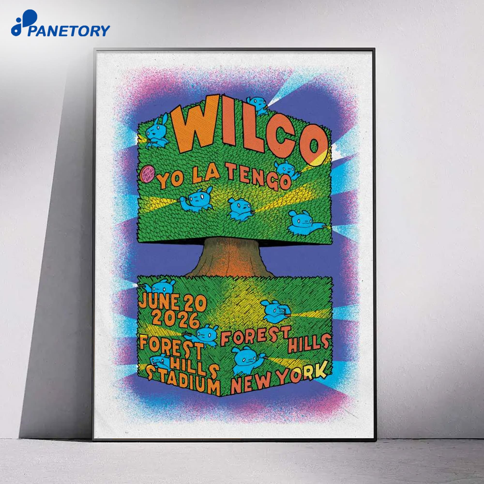 Wilco Forest Hills Stadium Forest Hills Ny Jun 20 2026 Poster 4 Wilco Forest Hills Stadium Forest Hills Ny Jun 20 2026 Poster 1