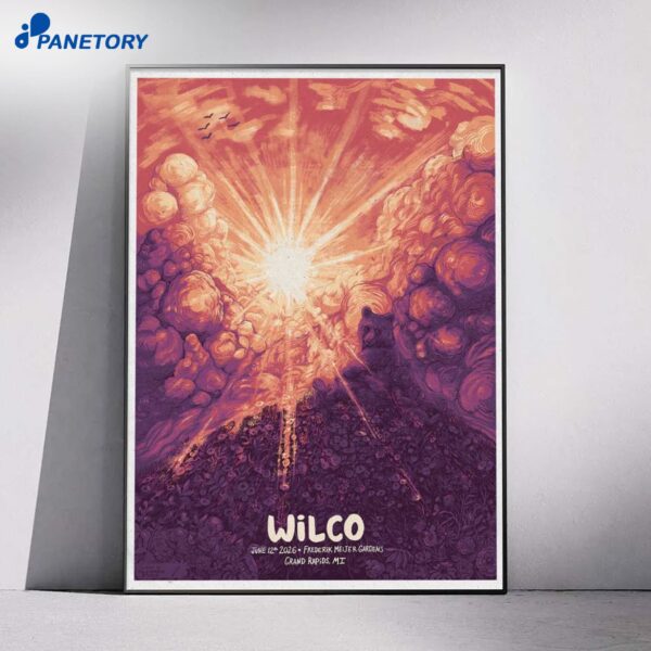 Wilco Grand Rapids MI Jun 12 2026 Poster