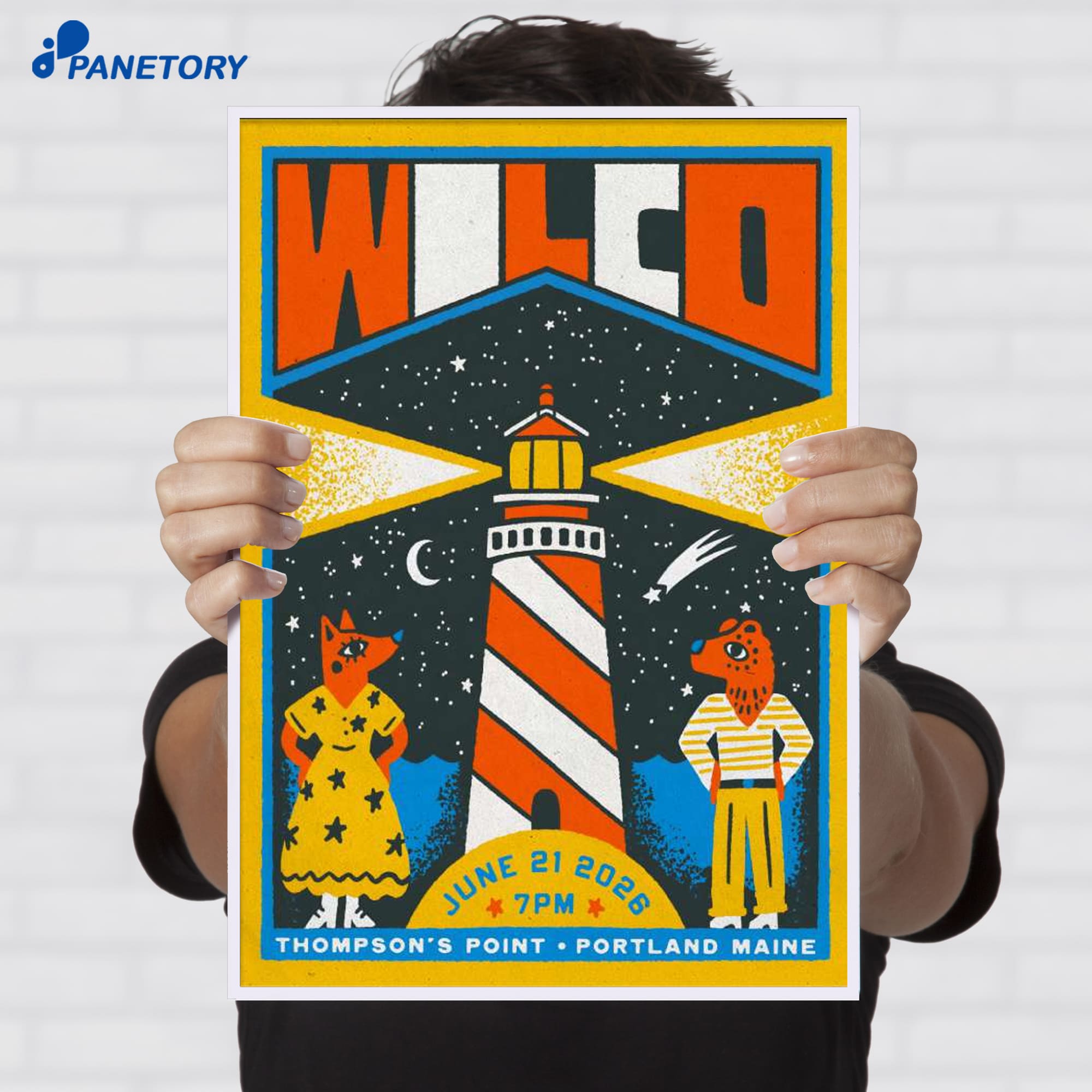 Wilco Portland Maine Tour Jun 21 2026 Poster Wilco Portland Maine Tour Jun 21 2026 Poster