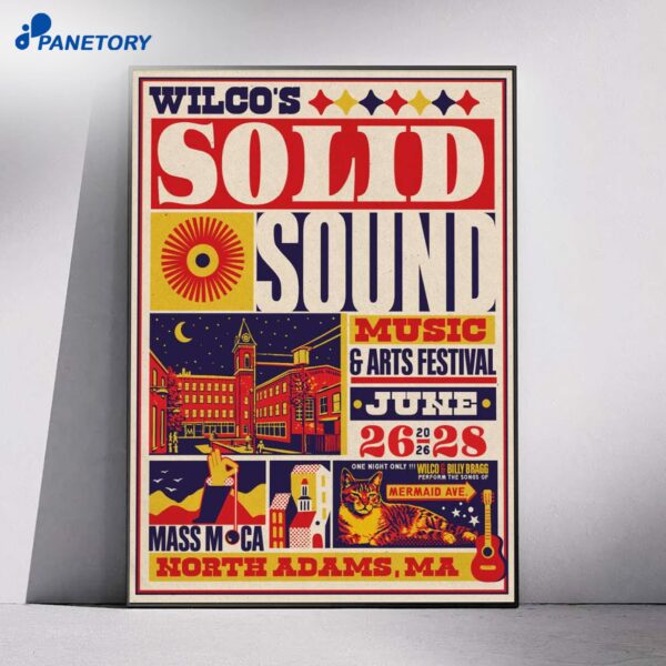 Wilco Solid Sound Festival Jun 26-28 2026 Poster