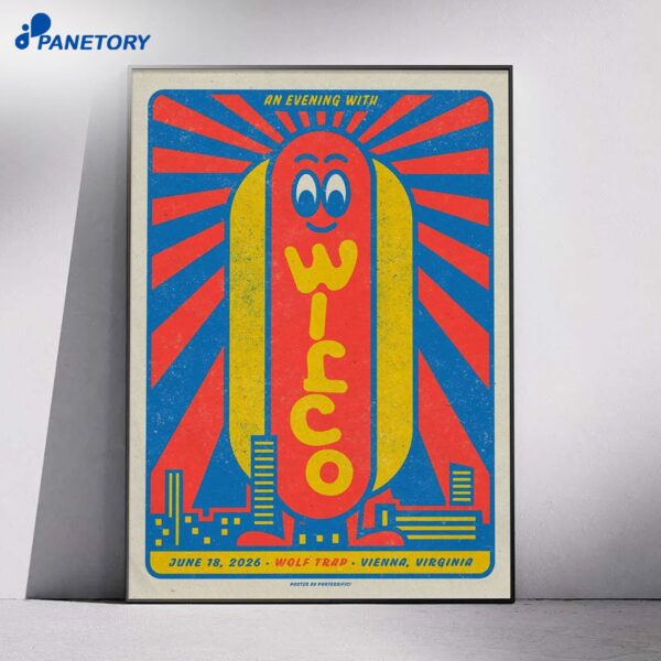 Wilco Wolf Vienna VA Jun 18 2026 Poster