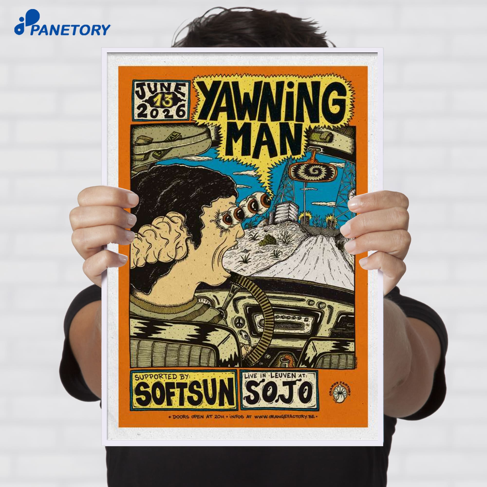 Yawning Man Leuven Belgium Jh Sojo Jun 13 2026 Poster Yawning Man Leuven Belgium Jh Sojo Jun 13 2026 Poster