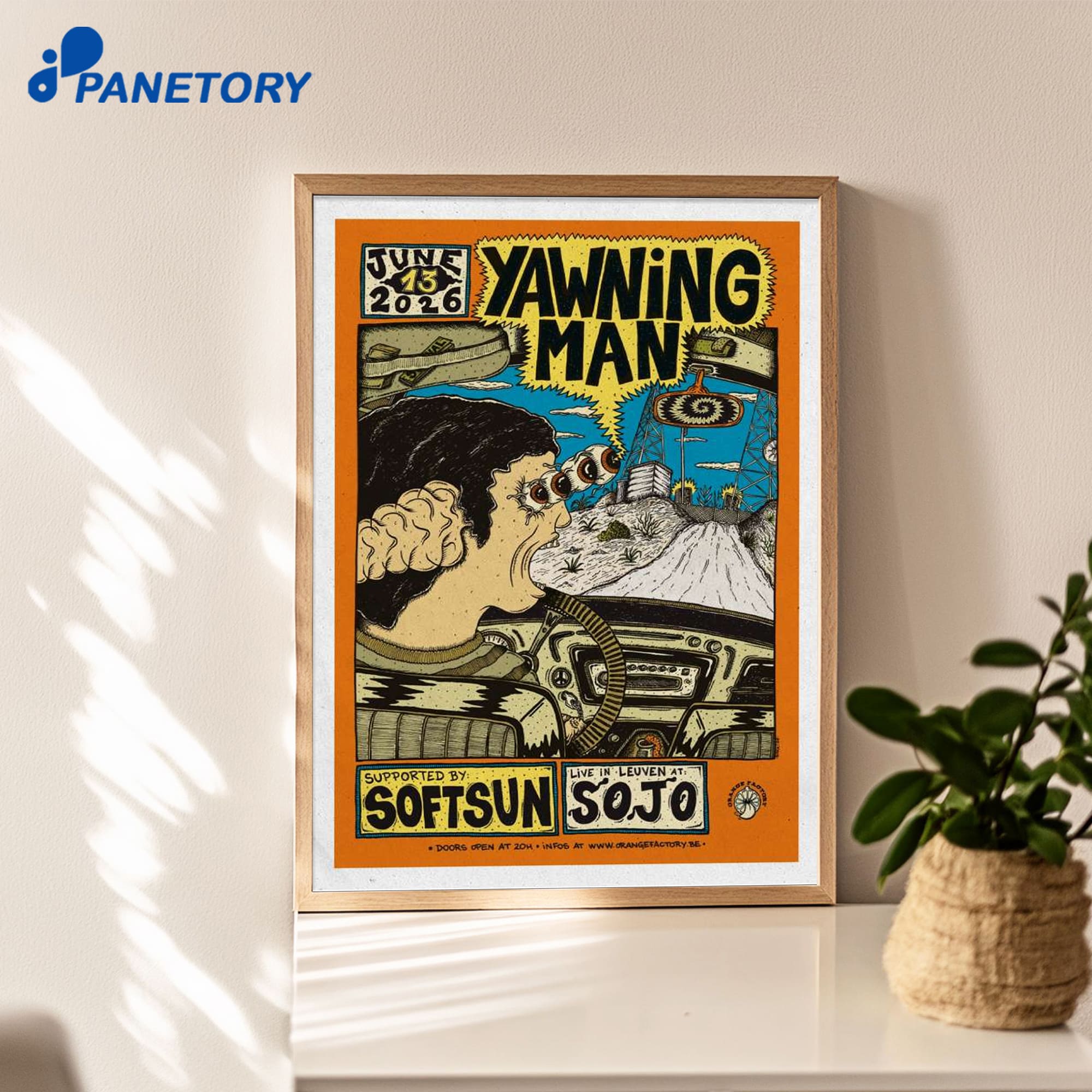 Yawning Man Leuven Belgium Jh Sojo Jun 13 2026 Poster Yawning Man Leuven Belgium Jh Sojo Jun 13 2026 Poster