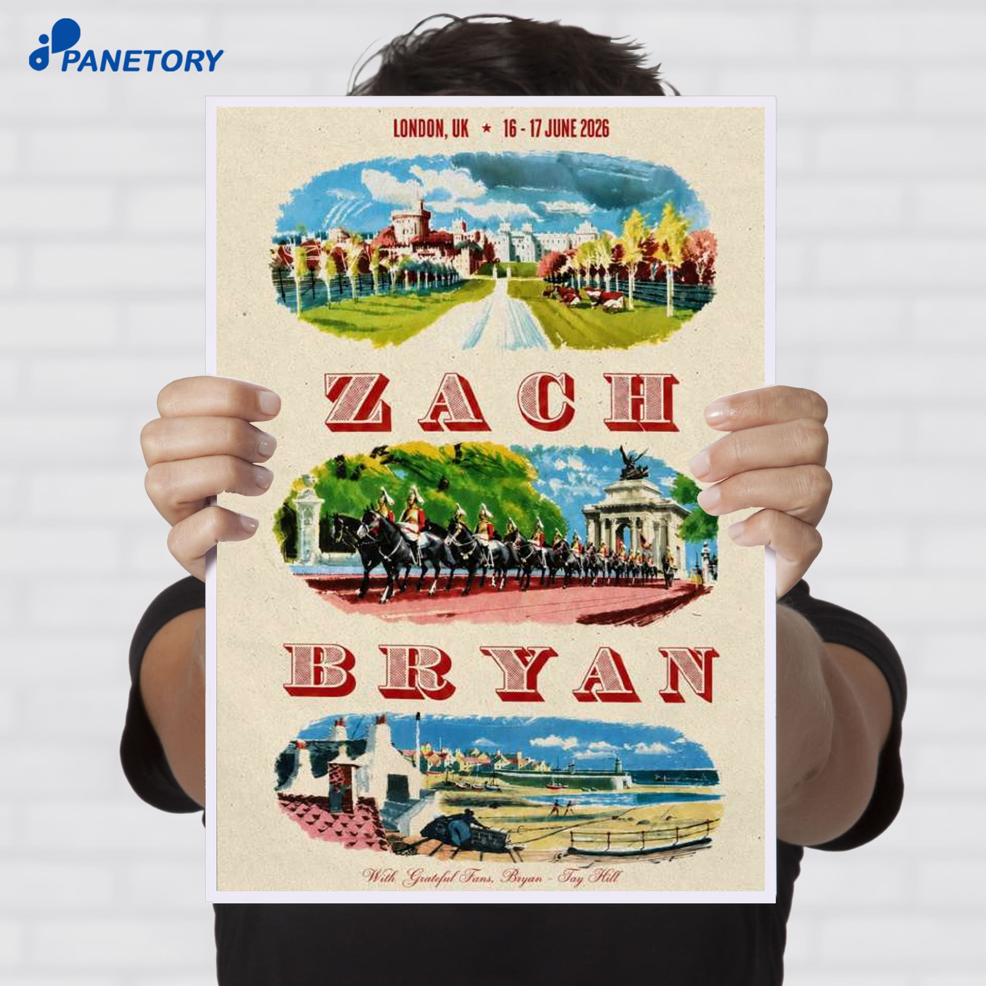 Zach Bryan London 2026 Poster Zach Bryan London 2026 Poster