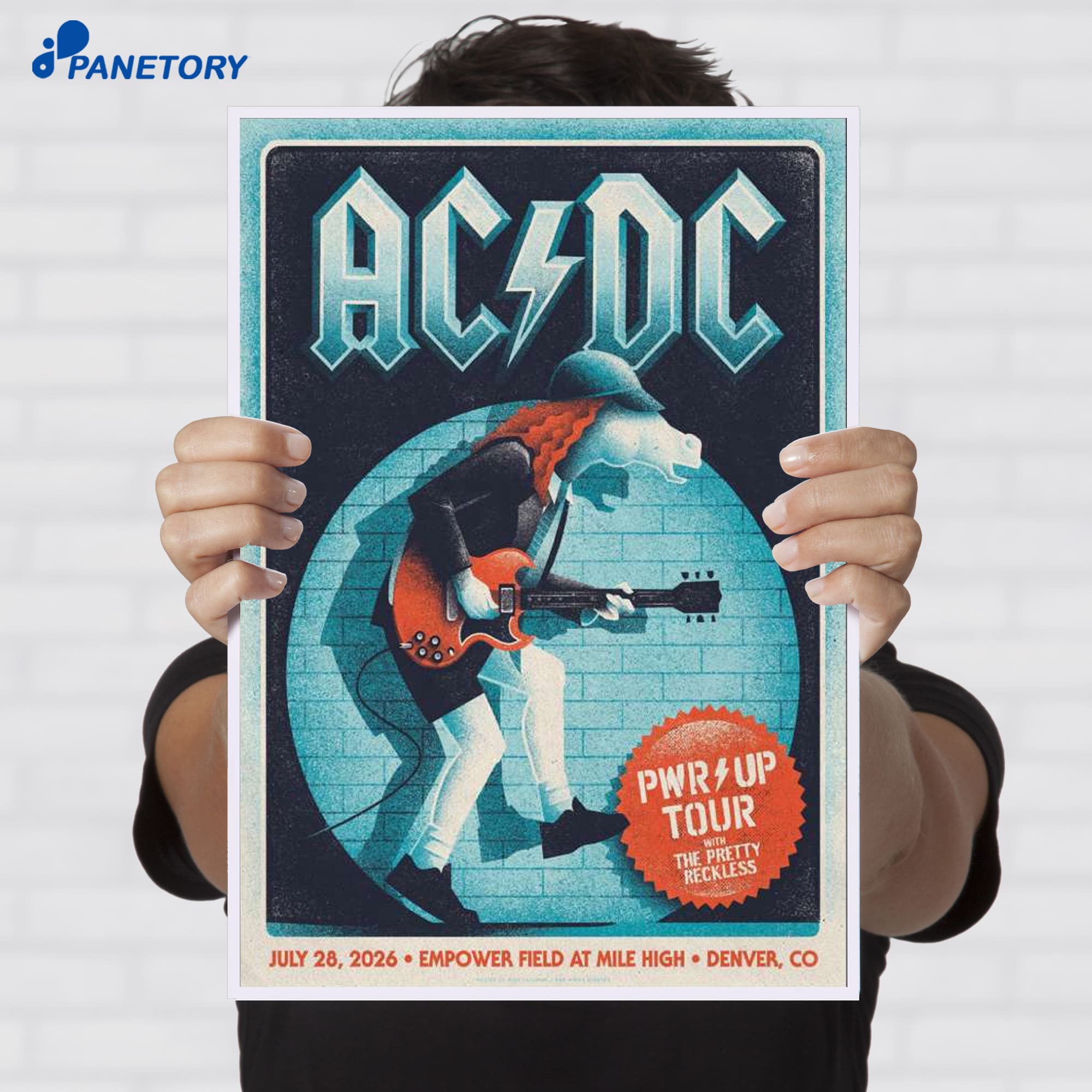 Acdc Pwrup Tour With The Pretty Reckless Denver Co Jul 28 2026 Poster Acdc Pwrup Tour With The Pretty Reckless Denver Co Jul 28 2026 Poster