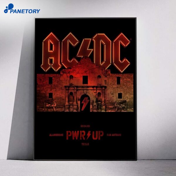 ACDC San Antonio TX Tour Jul 24 2026 Poster