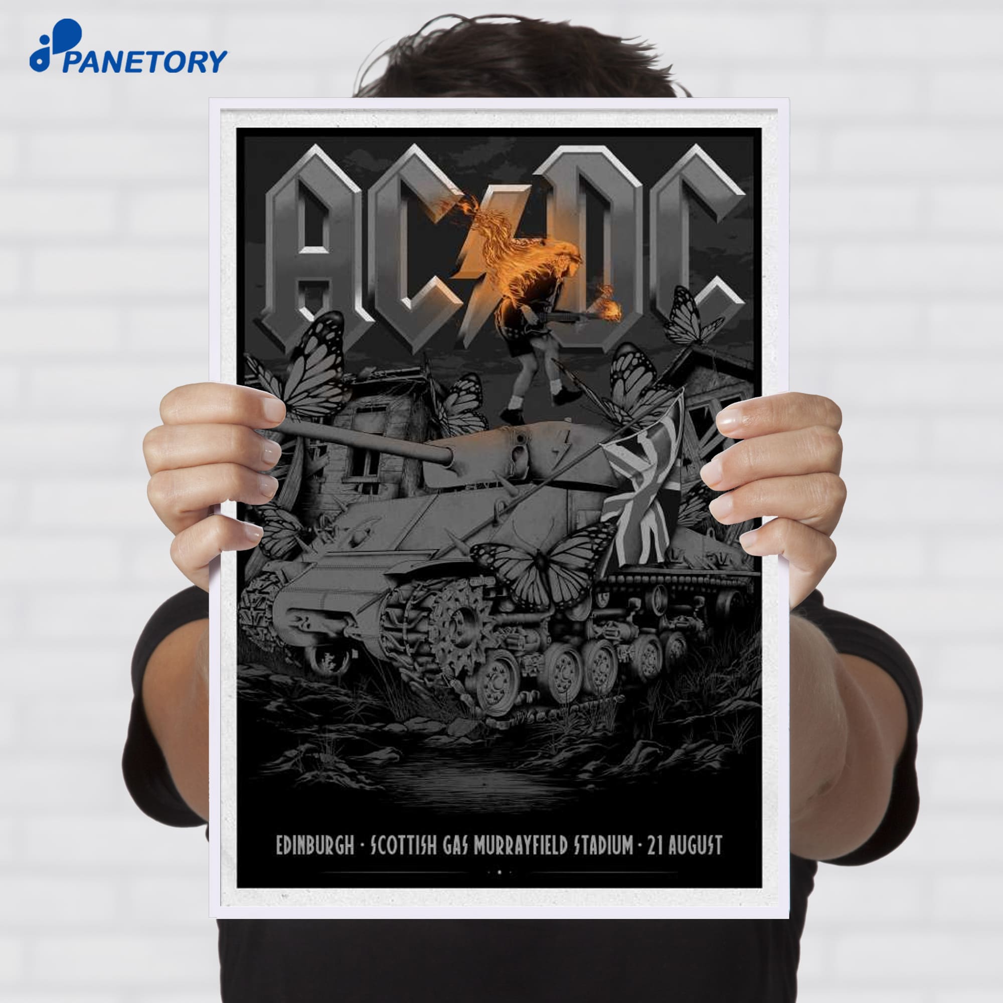 Acdc Scottish Gas Murrayfield Stadium Edinburgh Scotland Aug 21 2025 Poster Acdc Scottish Gas Murrayfield Stadium Edinburgh Scotland Aug 21 2025 Poster