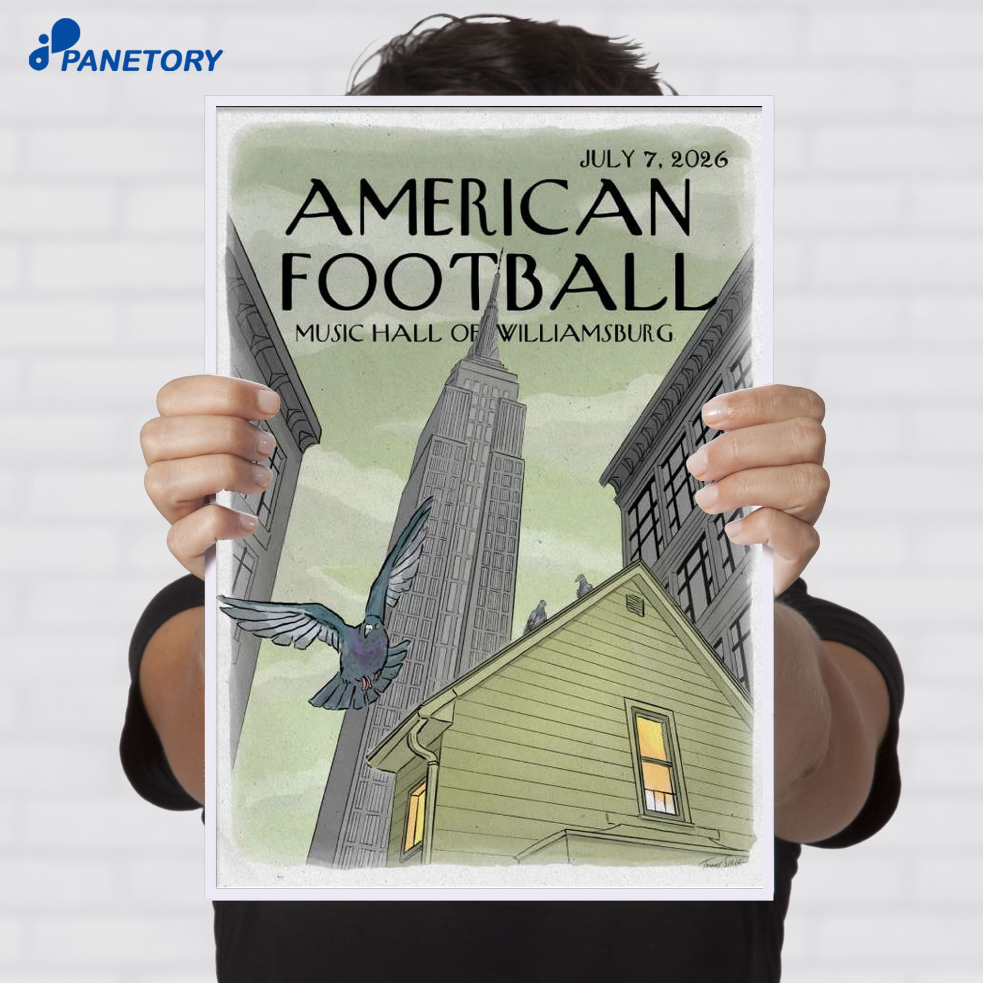 American Football Brooklyn Ny Tour Jul 7 2026 Poster American Football Brooklyn Ny Tour Jul 7 2026 Poster