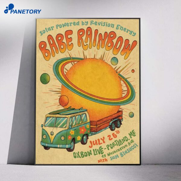 Babe Rainbow Oxbow Blending & Bottling Portland ME Jul 26 2026 Poster