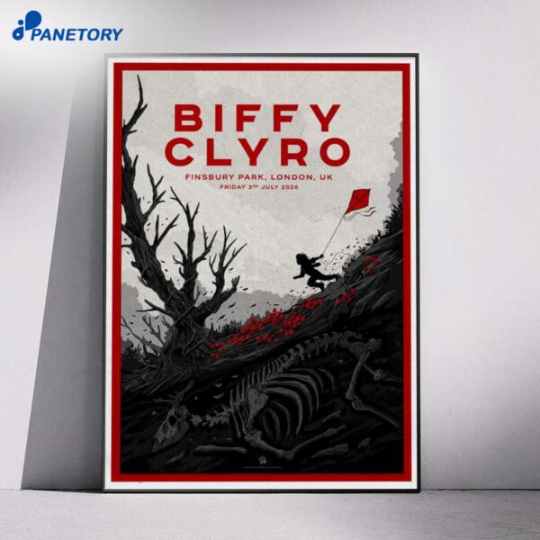 Biffy Clyro London UK Jul 3 2026 Poster