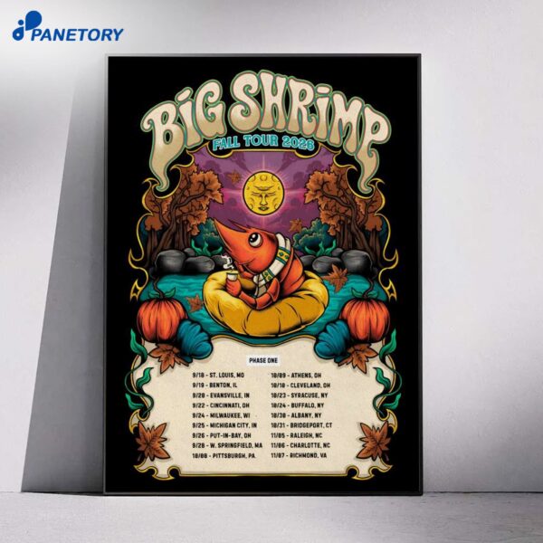 Big Shrimp Fall Shows 2026 Poster