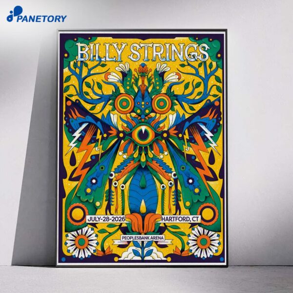 Billy Strings Hartford CT Tour Jul 28 2026 Poster