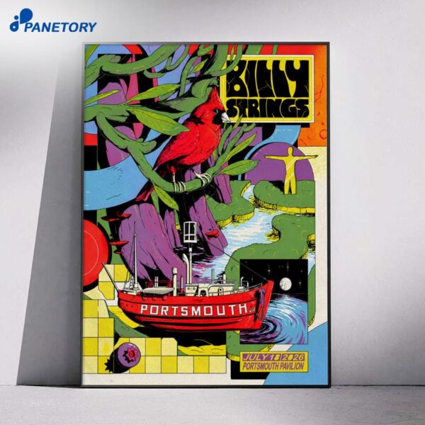 Billy Strings Portsmouth VA July 18 2026 Poster