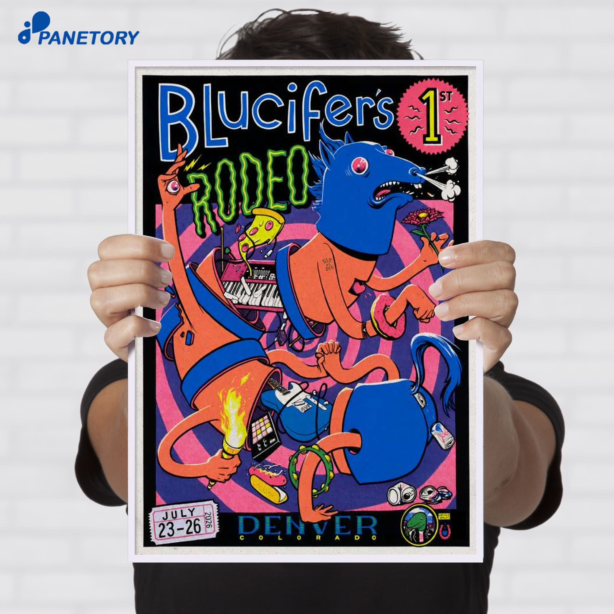 Blucifer'S First Rodeo Denver Co Jul 23-26 2026 Poster Blucifer'S First Rodeo Denver Co Jul 23-26 2026 Poster