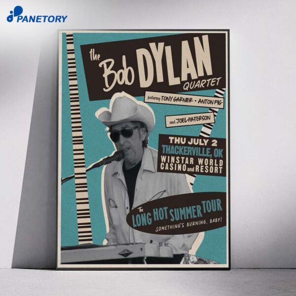 Bob Dylan Thackerville OK Jul 2 2026 Poster
