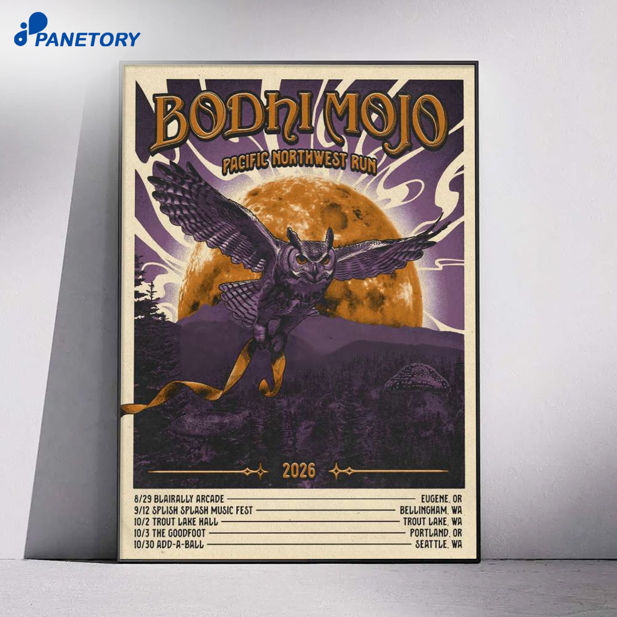 Bodhi Mojo Pacific Northwest Run Tour 2026 Poster 4 Bodhi Mojo Pacific Northwest Run Tour 2026 Poster 1