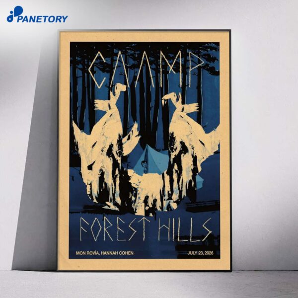 Caamp Forest Hills NY Jul 23 2026 Poster