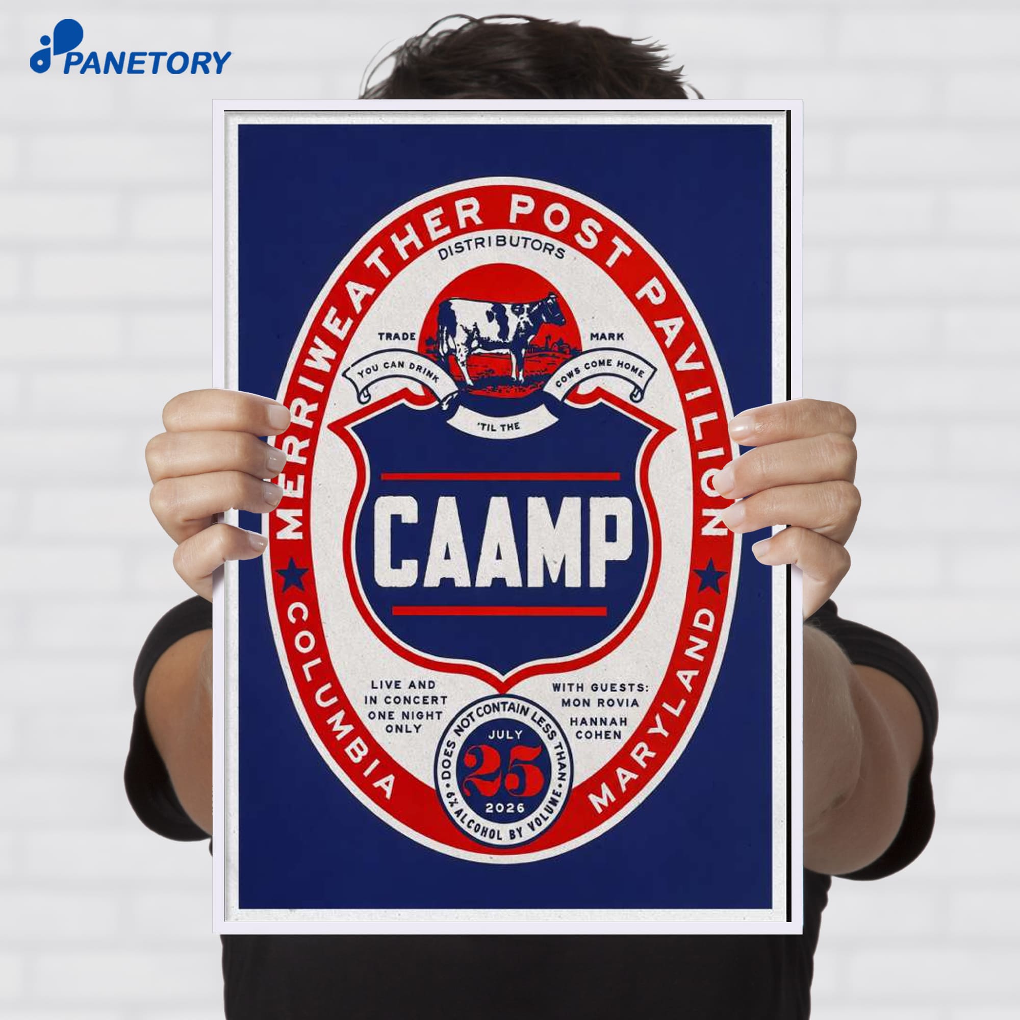 Caamp Columbia Md Jul 25 2026 Poster Caamp Columbia Md Jul 25 2026 Poster