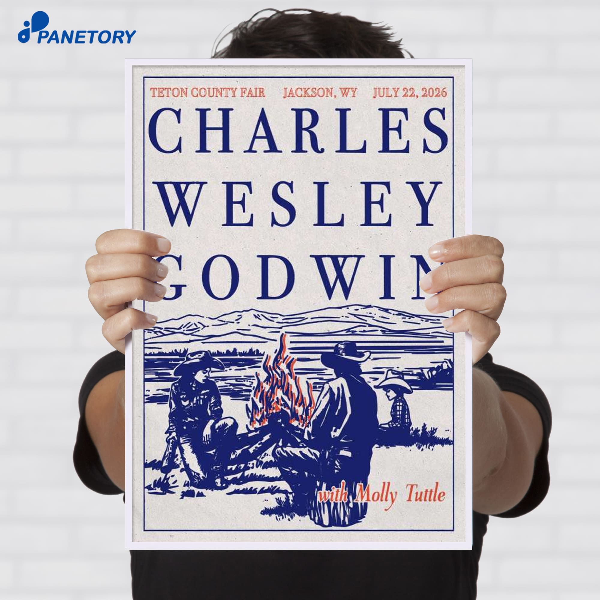 Charles Wesley Godwin Teton County Fairgrounds Jul 22 2026 Poster Charles Wesley Godwin Teton County Fairgrounds Jul 22 2026 Poster