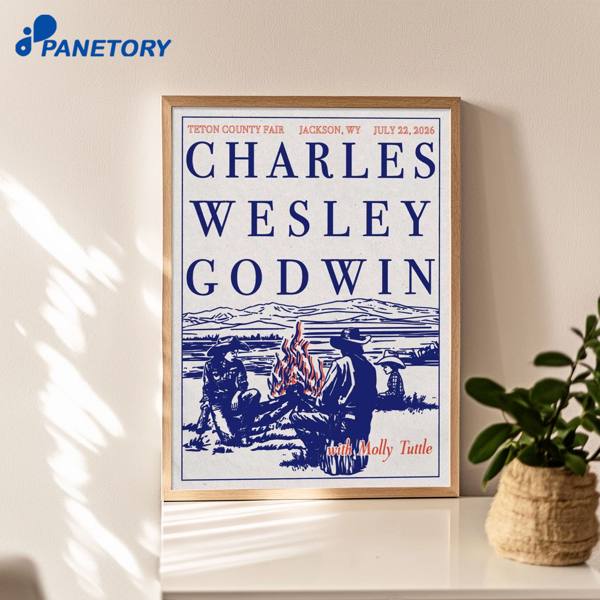 Charles Wesley Godwin Teton County Fairgrounds Jul 22 2026 Poster Charles Wesley Godwin Teton County Fairgrounds Jul 22 2026 Poster