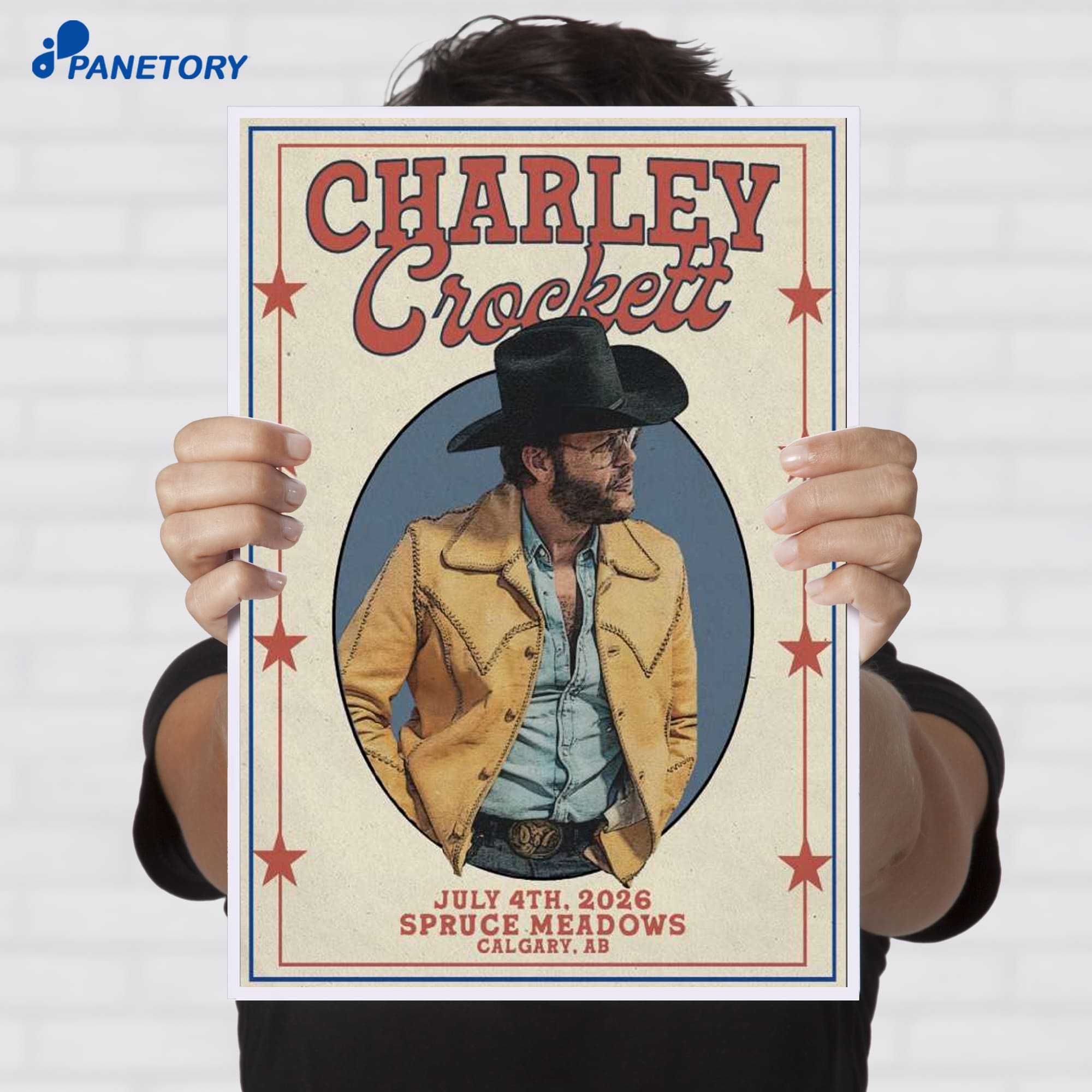 Charley Crockett Calgary Ab Jul 4 2026 Poster Charley Crockett Calgary Ab Jul 4 2026 Poster