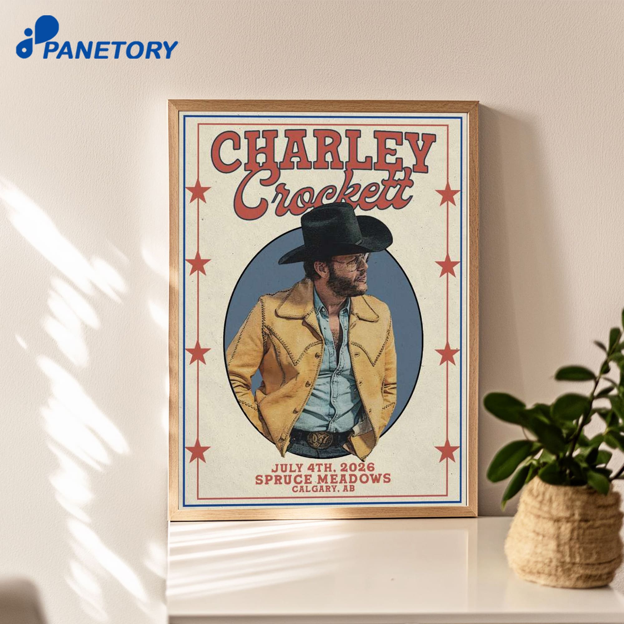 Charley Crockett Calgary Ab Jul 4 2026 Poster Charley Crockett Calgary Ab Jul 4 2026 Poster